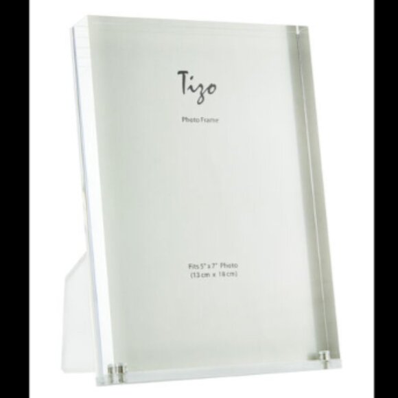 Tizo Design Acrylic Frame, Clear 5x7 NEW - Picture 1 of 6